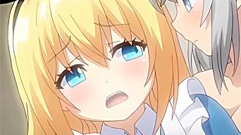 エロアニメ：常に発情中の金髪少女がオナニーしまくりｗｗパンツ越しのオナニーに始まりレズプレイとかマジでシコすぎるｗｗ