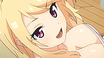 エロアニメ：妹でもそんな気になっちゃうんだよなぁｗｗ無防備姿で誘惑してくる金髪JKの妹と濃厚中出しセックス！！