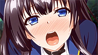 エロアニメ：黒髪清楚のJKが首輪を付けてペット調教ｗｗ真面目な優等生が野外で中出しおねだりするドMだったんだがｗｗ
