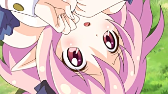 エロアニメ：借金を返すために薬草を取りに行ったロリ巨乳娘がオーガに見つかり野外レイプされてしまう。。。