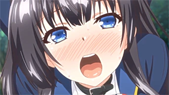 エロアニメ：真面目そうなのにドMとかｗｗ首輪を付けて野外調教セックスに興奮する優等生JKがエロすぎるｗｗ