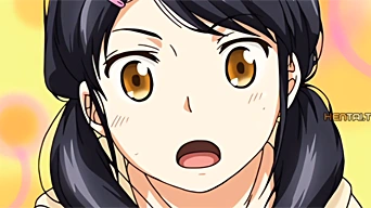 エロアニメ：手違いで一晩同じ部屋に泊まった男女！エロ動画を見始めた男子にJKが取った行動とは！？