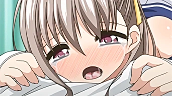 エロアニメ：生徒と内緒で付き合ってるロリコン教師が体操服のJSに興奮して保健室中出しセックス！！