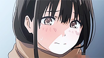 エロアニメ：こころの隙間をチンポで埋める！！むっつりスケベの真面目JKがしらないおじさんとトイレ中出ししてしまう。。。
