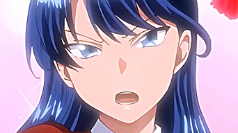 エロアニメ：妹のアヘ顔乱交動画を見せられて動揺した生徒会長JK！交換条件に体の関係を持ち出されて。。。