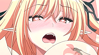 【エロアニメ】強制催淫の淫紋をつけられた仲間を救うために一人立ち向かう激しこエルフで3回は抜けるんだがｗｗ