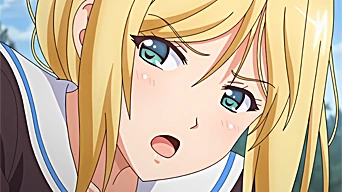 エロアニメ：こいついつも犯されてんなｗｗ男を舐めてる金髪JKが問答無用でナマ中出しをキメられてしまい。。。