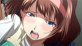 エロアニメ：ゴリゴリに奥まで入ったチンポで即イキ！合体したままママに結合部クンニされるロリJSがエロすぎるｗｗ