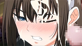 エロアニメ：きれいな顔にぶっかけられてプライドはズタズタに！！生意気女メイドをチンポで屈服させた結果！！